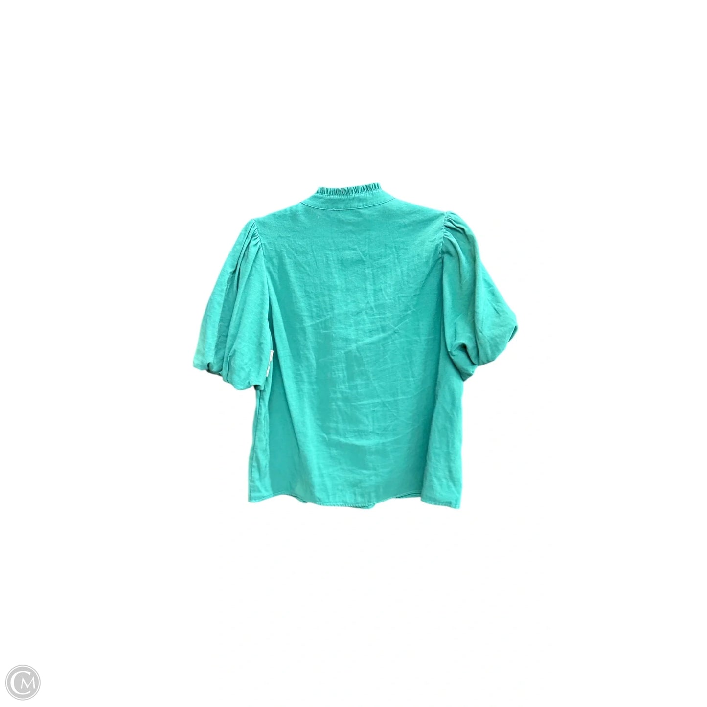 Top Short Sleeve By Thml In Blue, Size: M