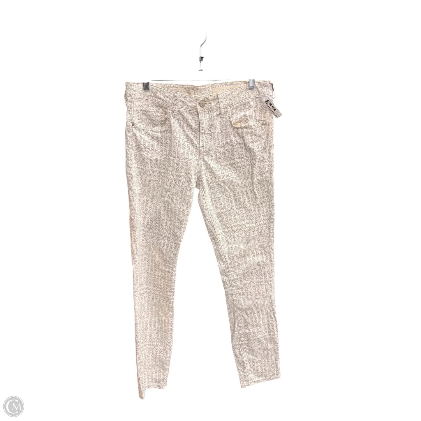 Jeans Skinny By Pilcro In Cream, Size: 6