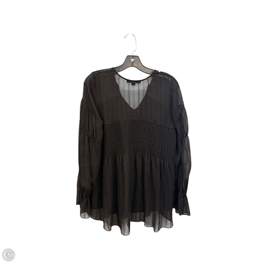 Top Long Sleeve Designer By All Saints In Black, Size: S