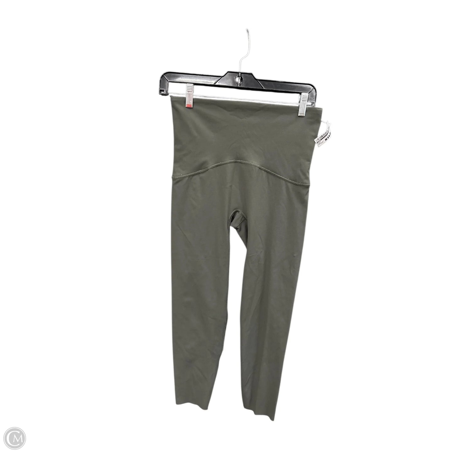 Athletic Leggings By Spanx In Green, Size: Xxsp