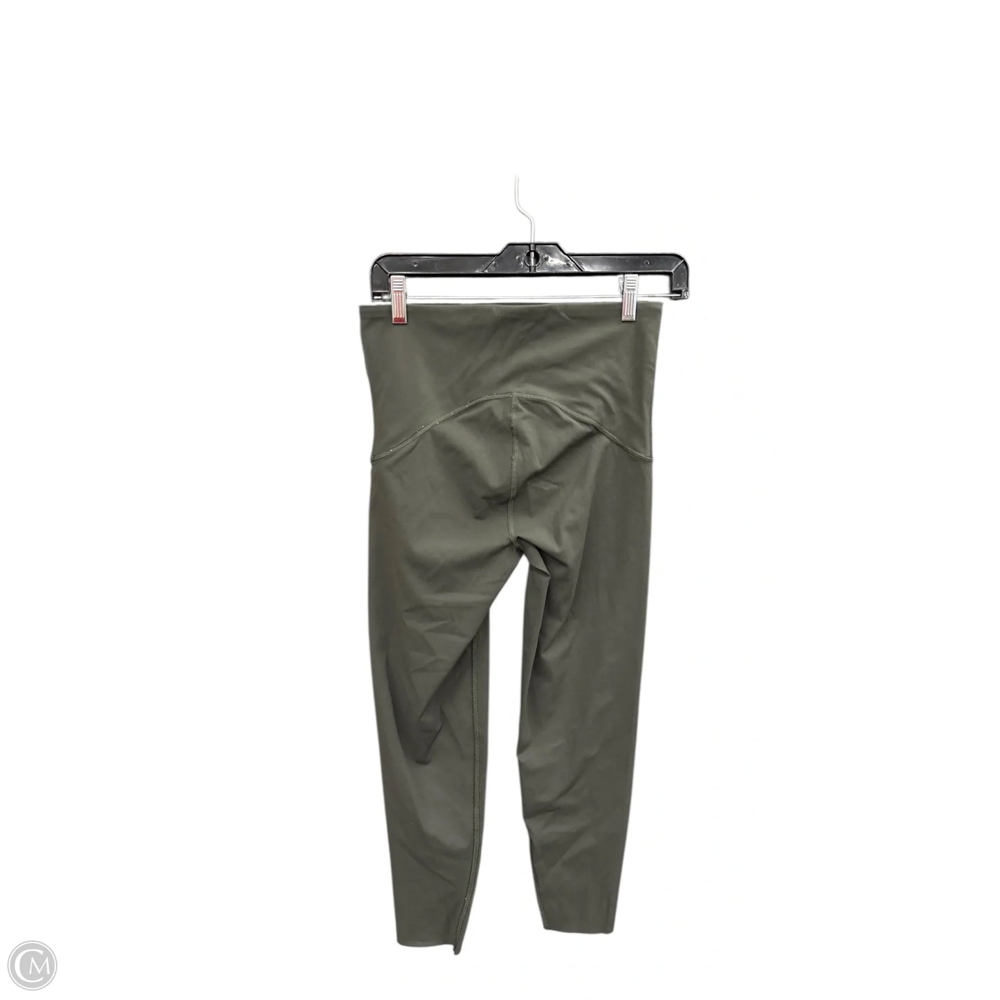 Athletic Leggings By Spanx In Green, Size: Xxsp