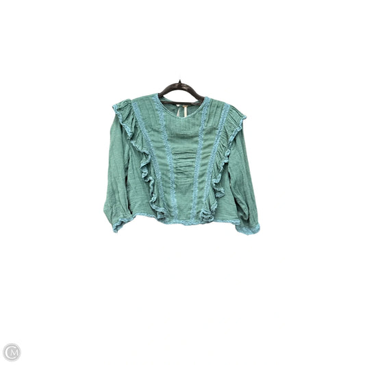 Top Sleeveless By Free People In Green, Size: Xs