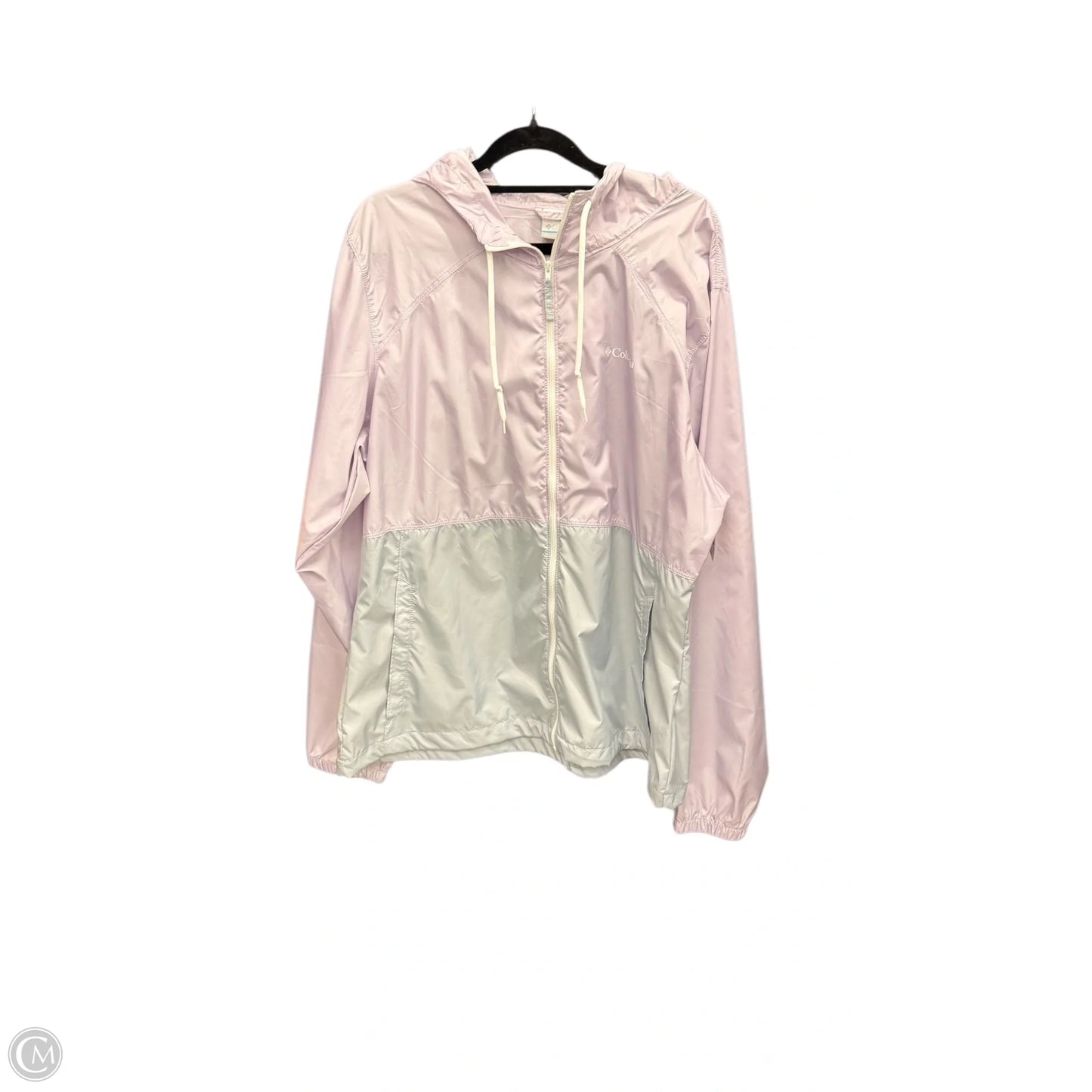 Jacket Windbreaker By Columbia In Purple, Size: Xl
