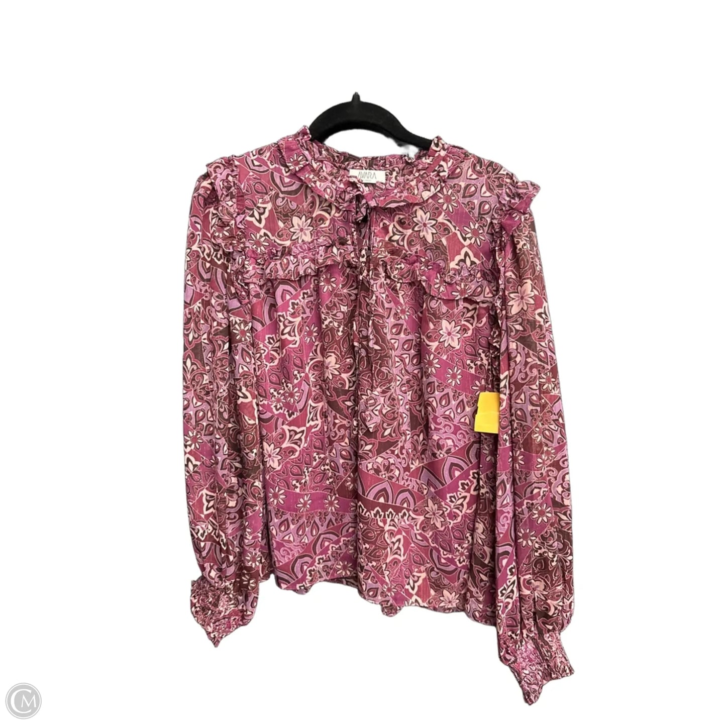 Top Long Sleeve By Clothes Mentor In Purple, Size: Xl
