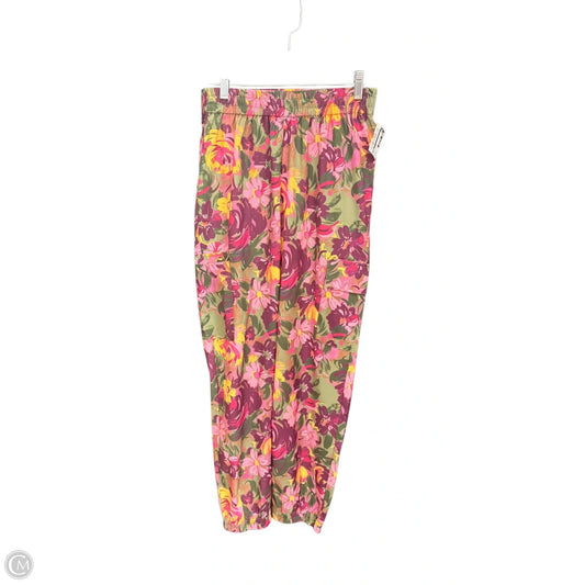 Pants Linen By Thml In Floral Print, Size: S