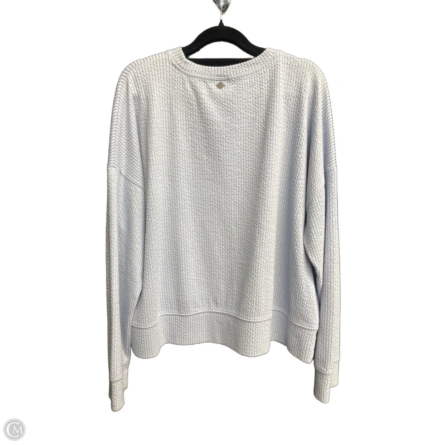 Athletic Top Long Sleeve Collar By Calia In Blue, Size: L