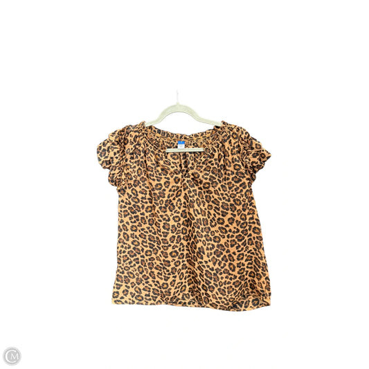 Top Sleeveless By Old Navy In Animal Print, Size: M