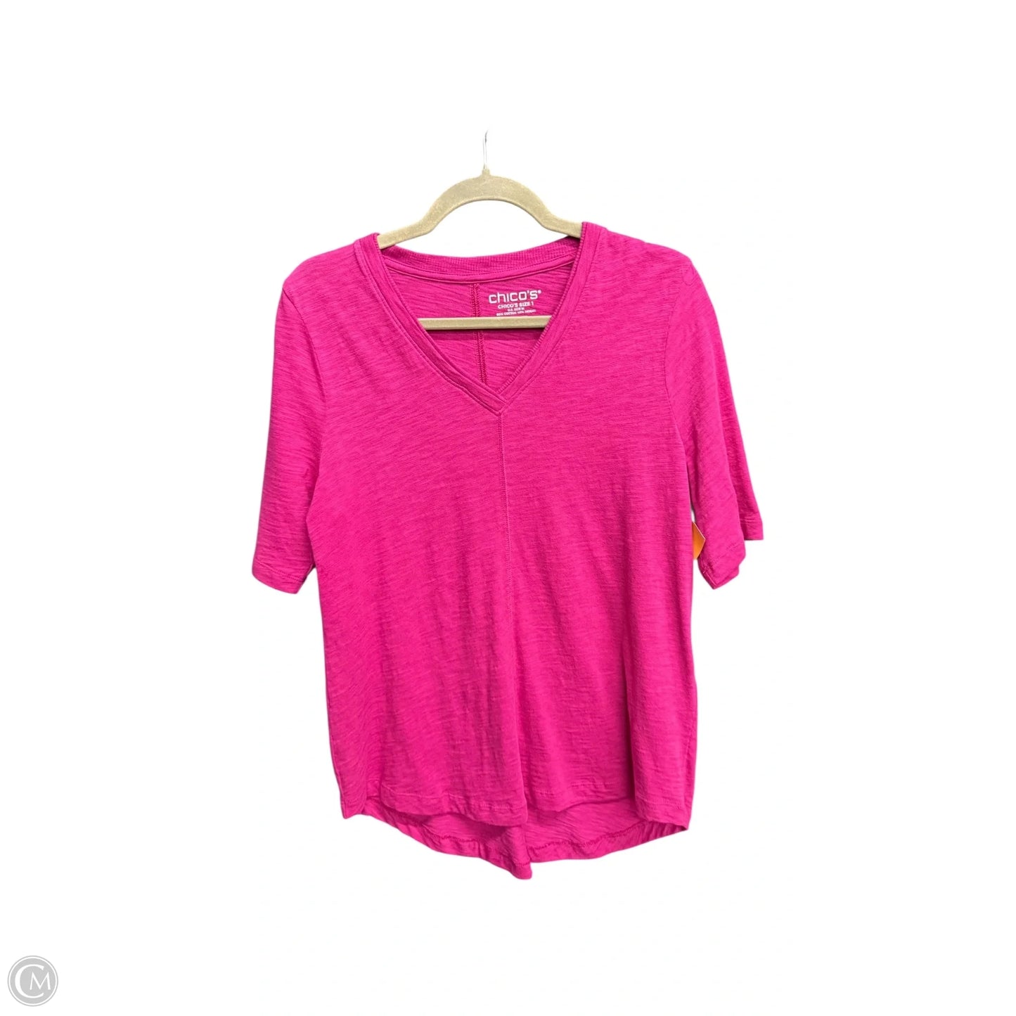 Top Short Sleeve By Chicos In Purple, Size: M