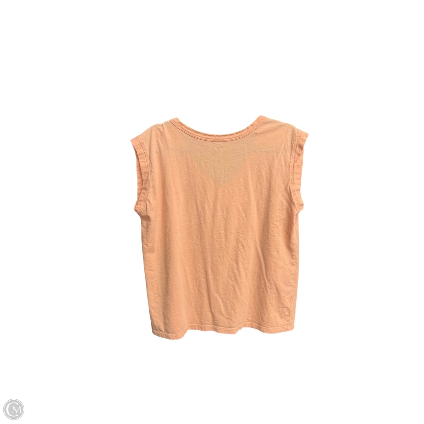 Top Sleeveless By Loft In Orange, Size: S