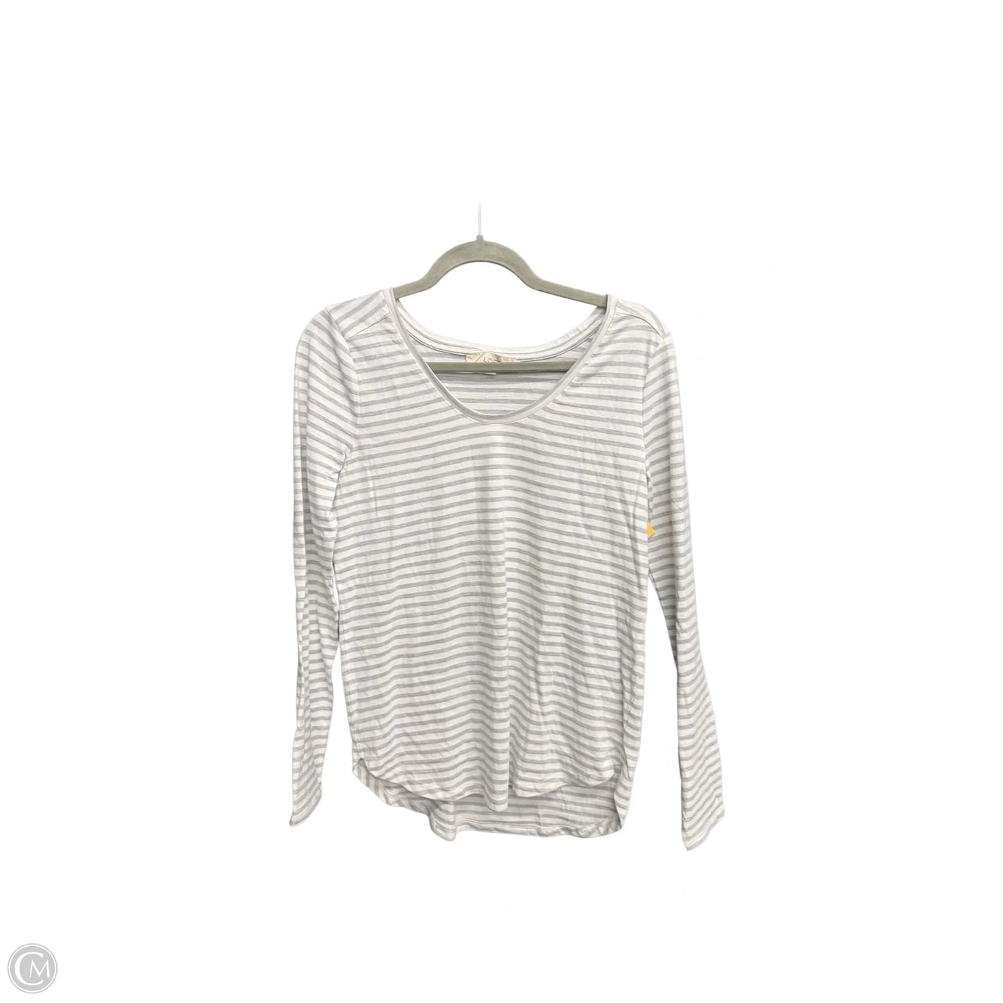 Top Long Sleeve By Loft In Grey, Size: S