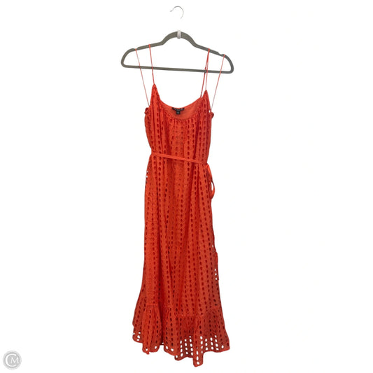 Dress Casual Maxi By J. Crew In Orange, Size: S