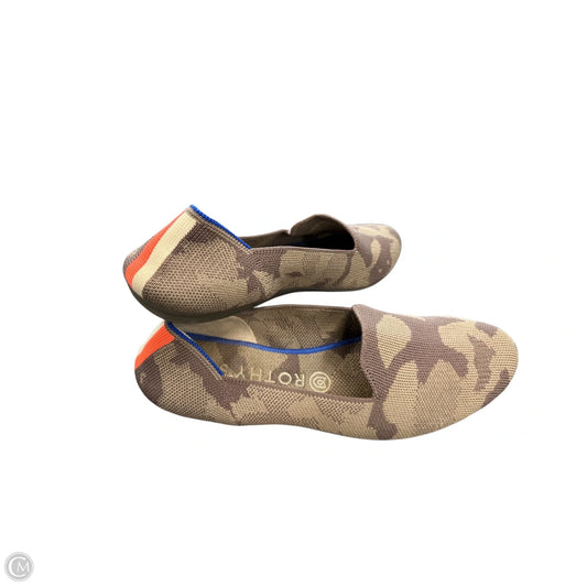 Shoes Flats By Rothys In Camouflage Print, Size: 9