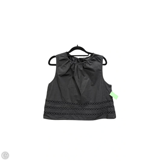 Top Sleeveless By Banana Republic In Black, Size: M