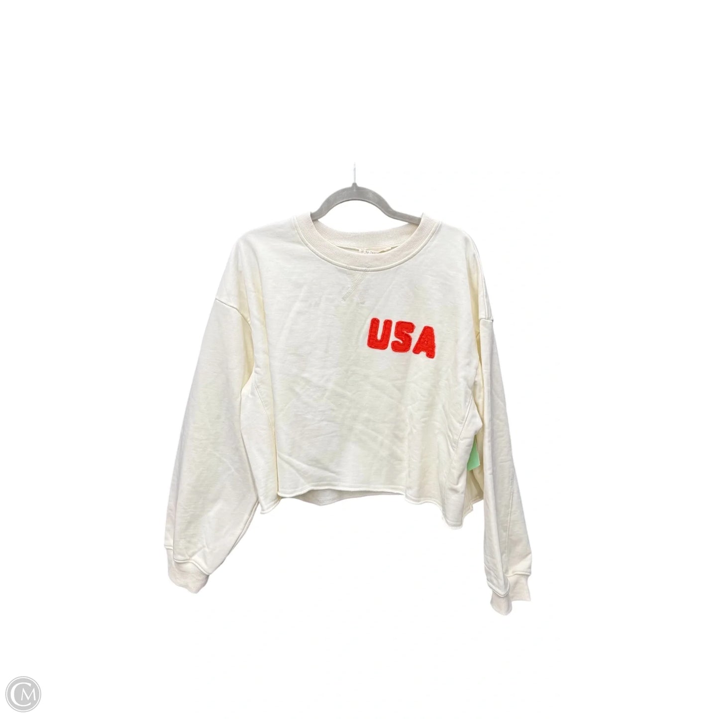 Sweatshirt Collar By By Together In Cream, Size: S