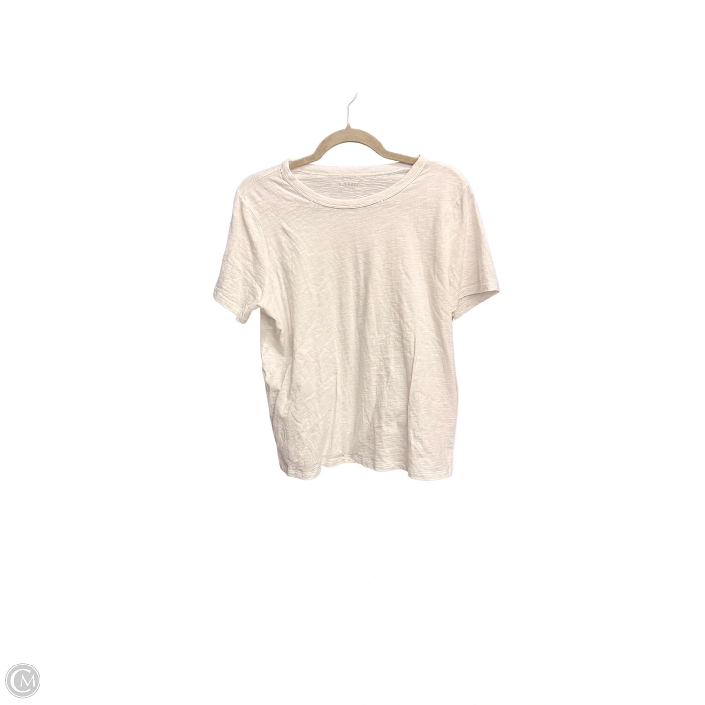 Top Short Sleeve By Old Navy In White, Size: M