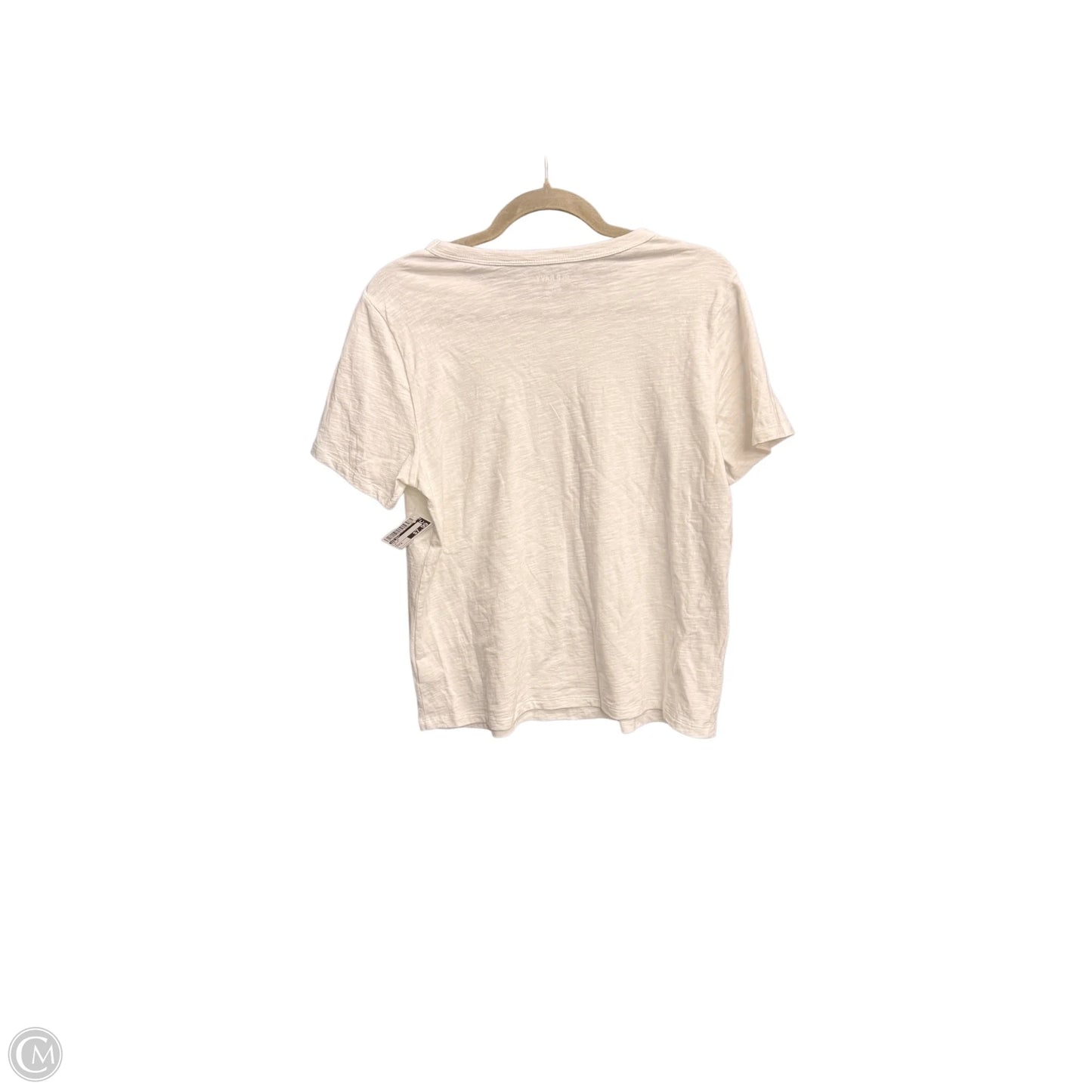 Top Short Sleeve By Old Navy In White, Size: M