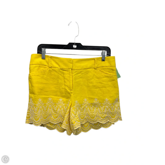 Shorts By Loft In Yellow, Size: 4