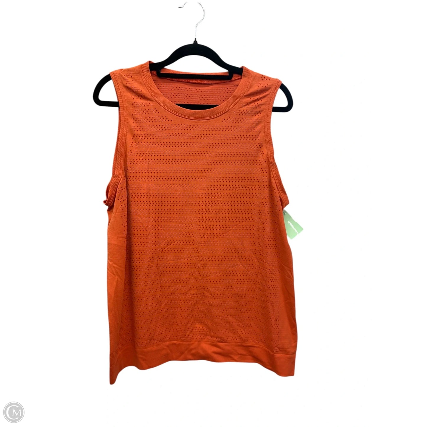 Athletic Tank Top By Lululemon In Orange, Size: M