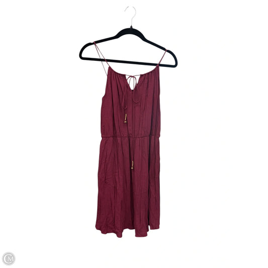 Dress Casual Short By Free People In Maroon, Size: L