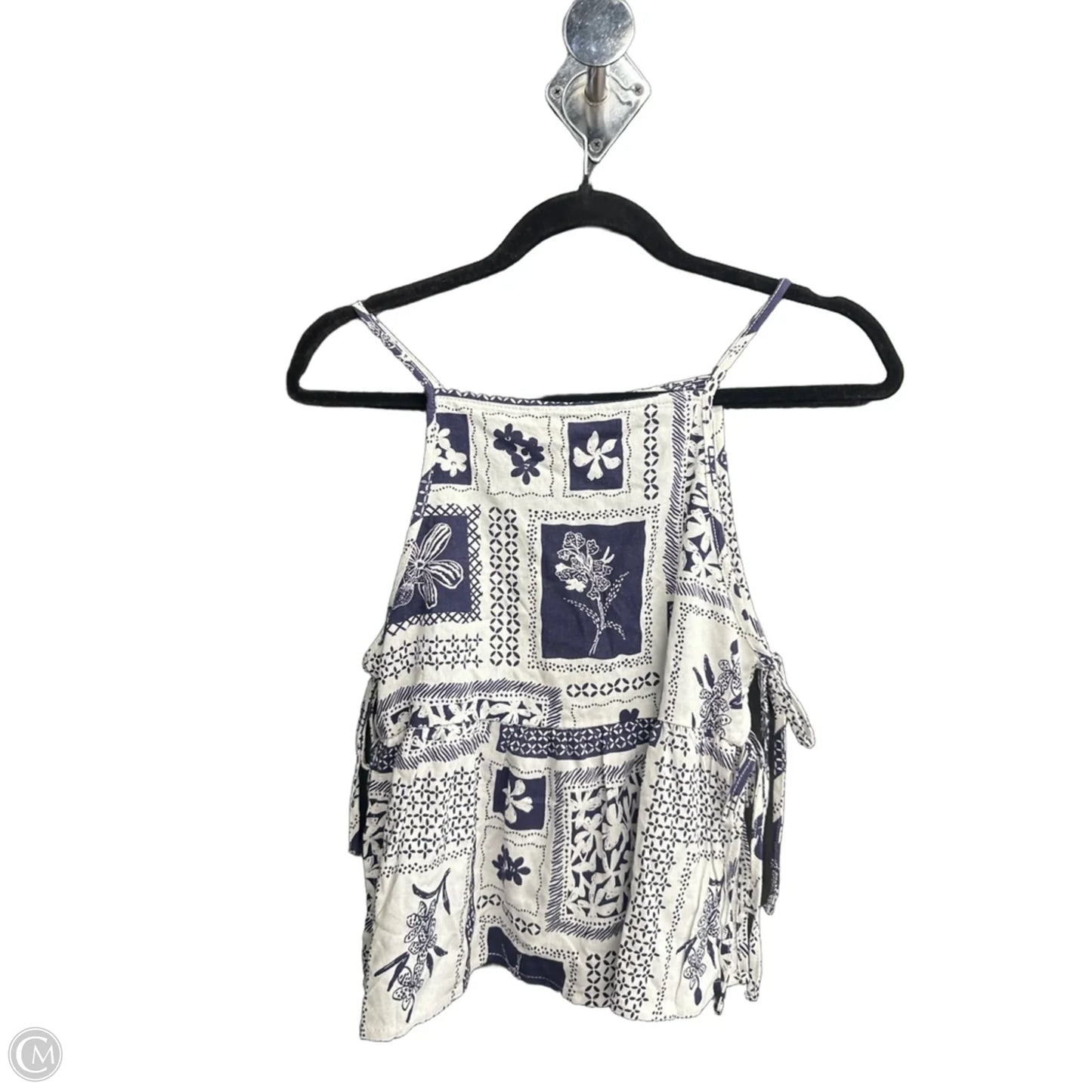 Top Sleeveless By Monteau In Navy, Size: M