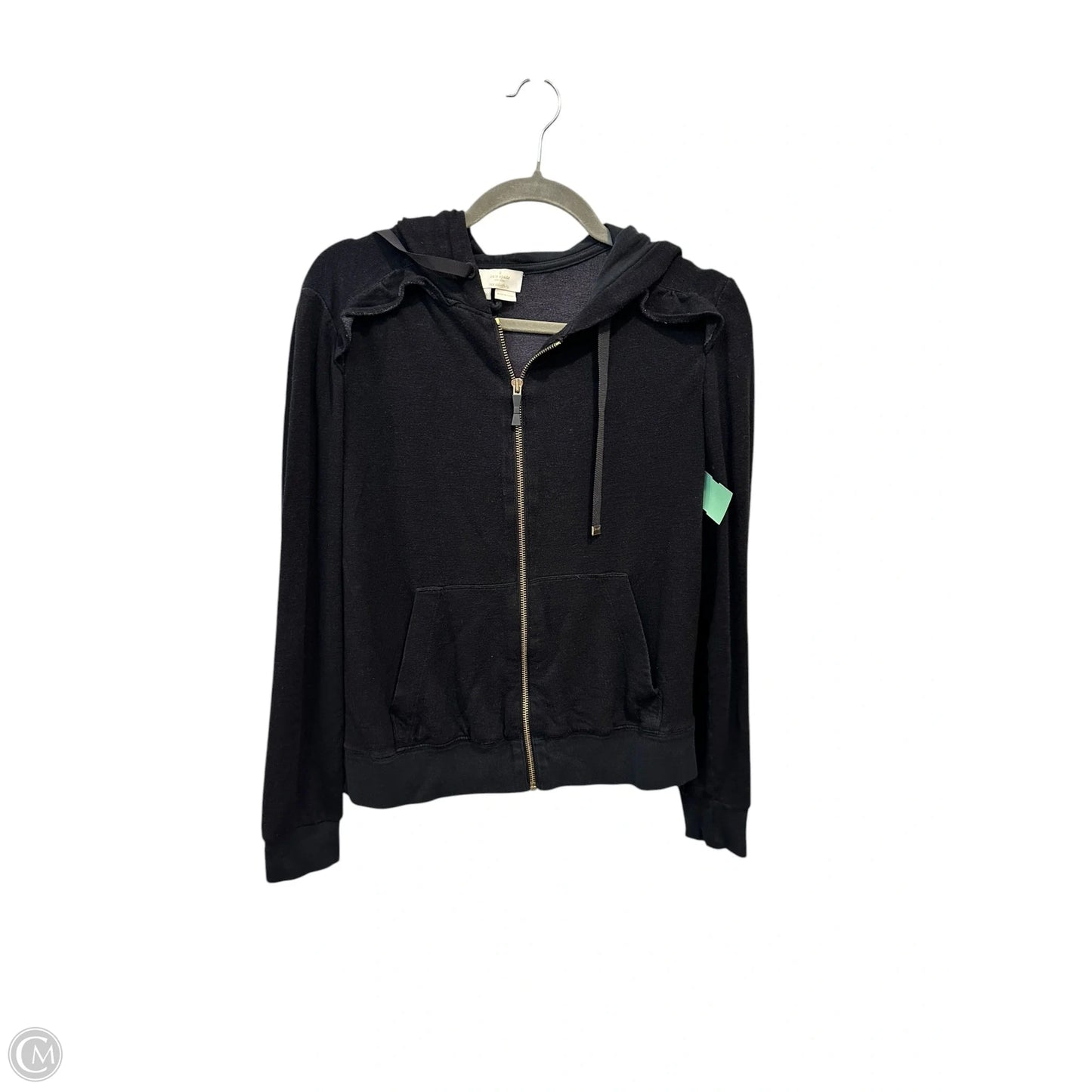 Jacket Designer By Kate Spade In Black, Size: S