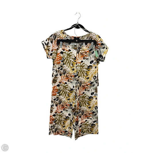 Top 2pc Short Sleeve By Tahari In Multi-colored, Size: Xs