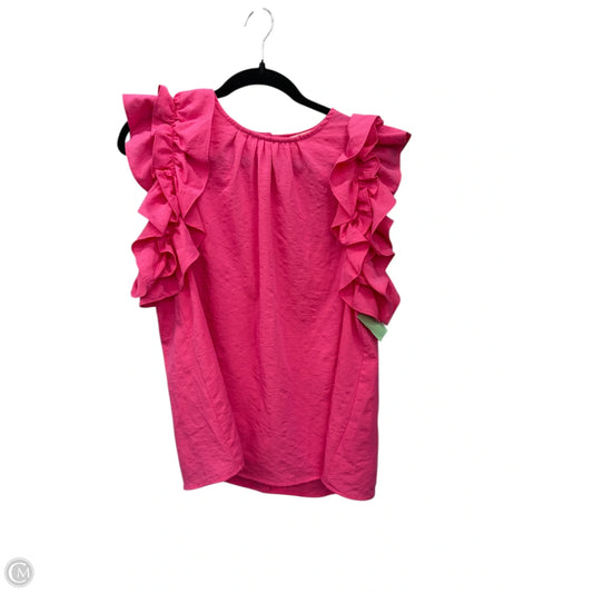 Top Sleeveless By Entro In Pink, Size: L