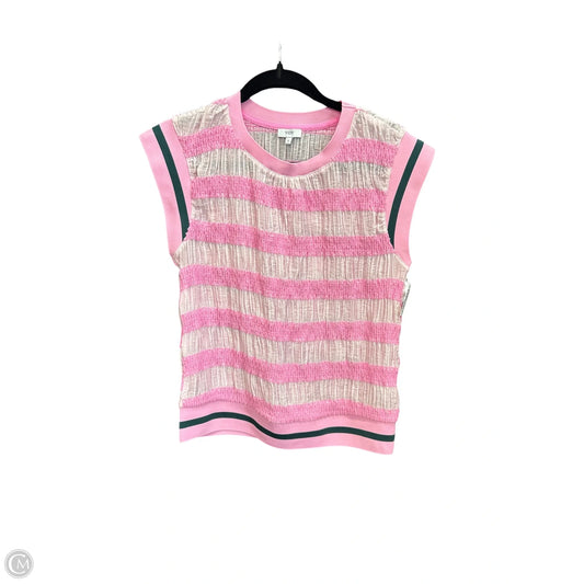 Top Sleeveless By Voy In Pink, Size: S