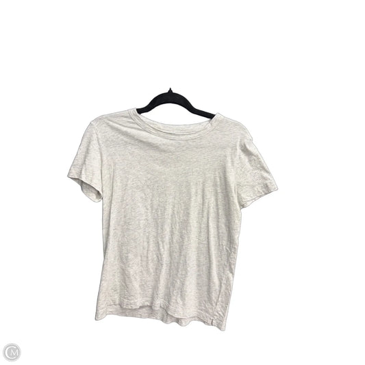 Top Short Sleeve By Loft In Grey, Size: Xs