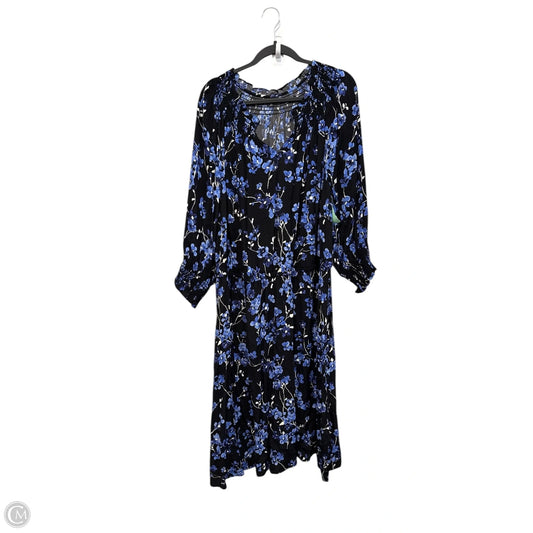 Dress Casual Maxi By Talbots In Black, Size: 3x