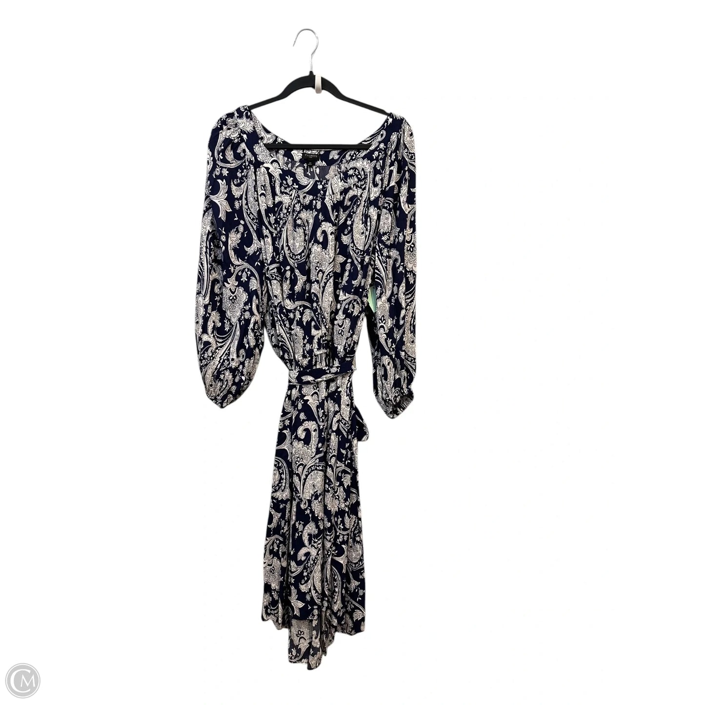 Dress Casual Maxi By Talbots In Navy, Size: 3x