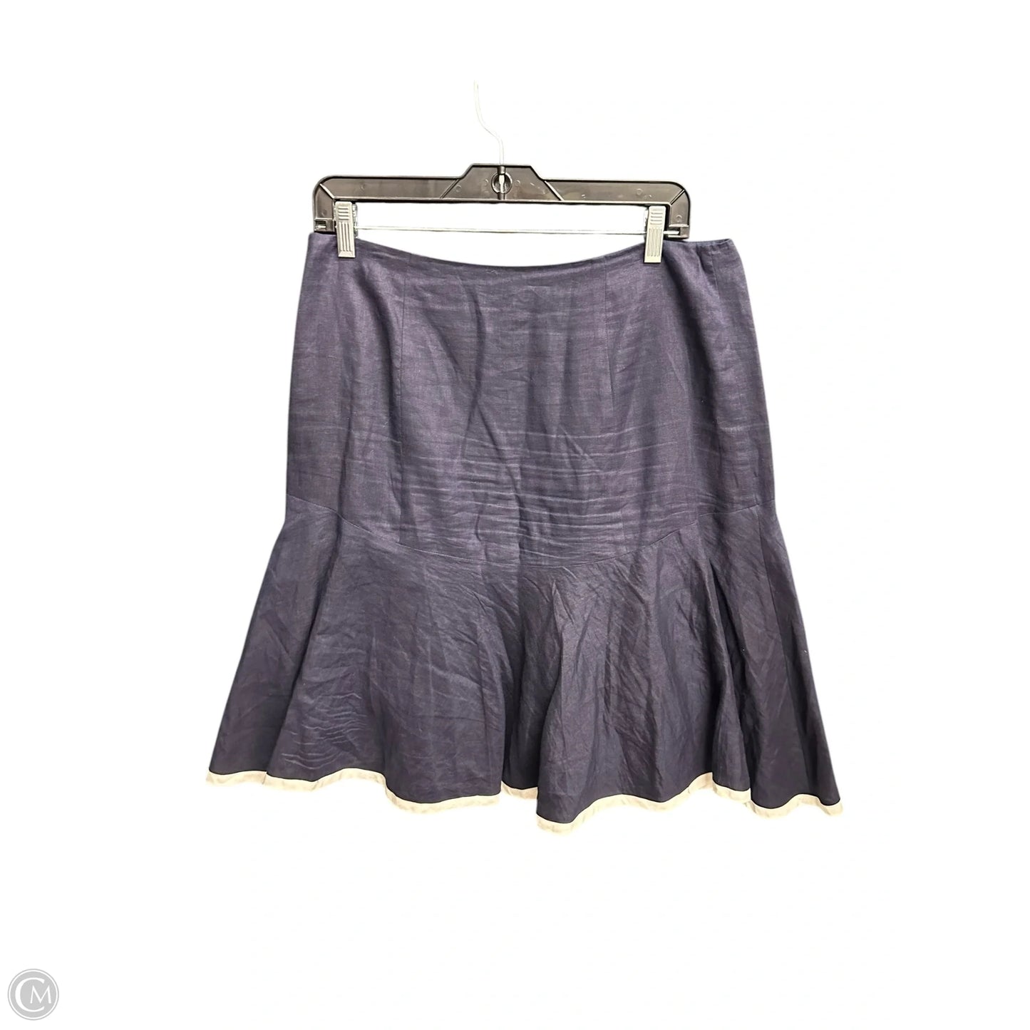 Skirt Midi By Lauren By Ralph Lauren In Navy, Size: 8p