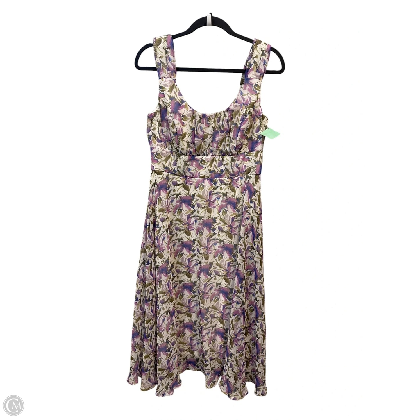 Dress Casual Midi By Dressbarn In Floral Print, Size: 10