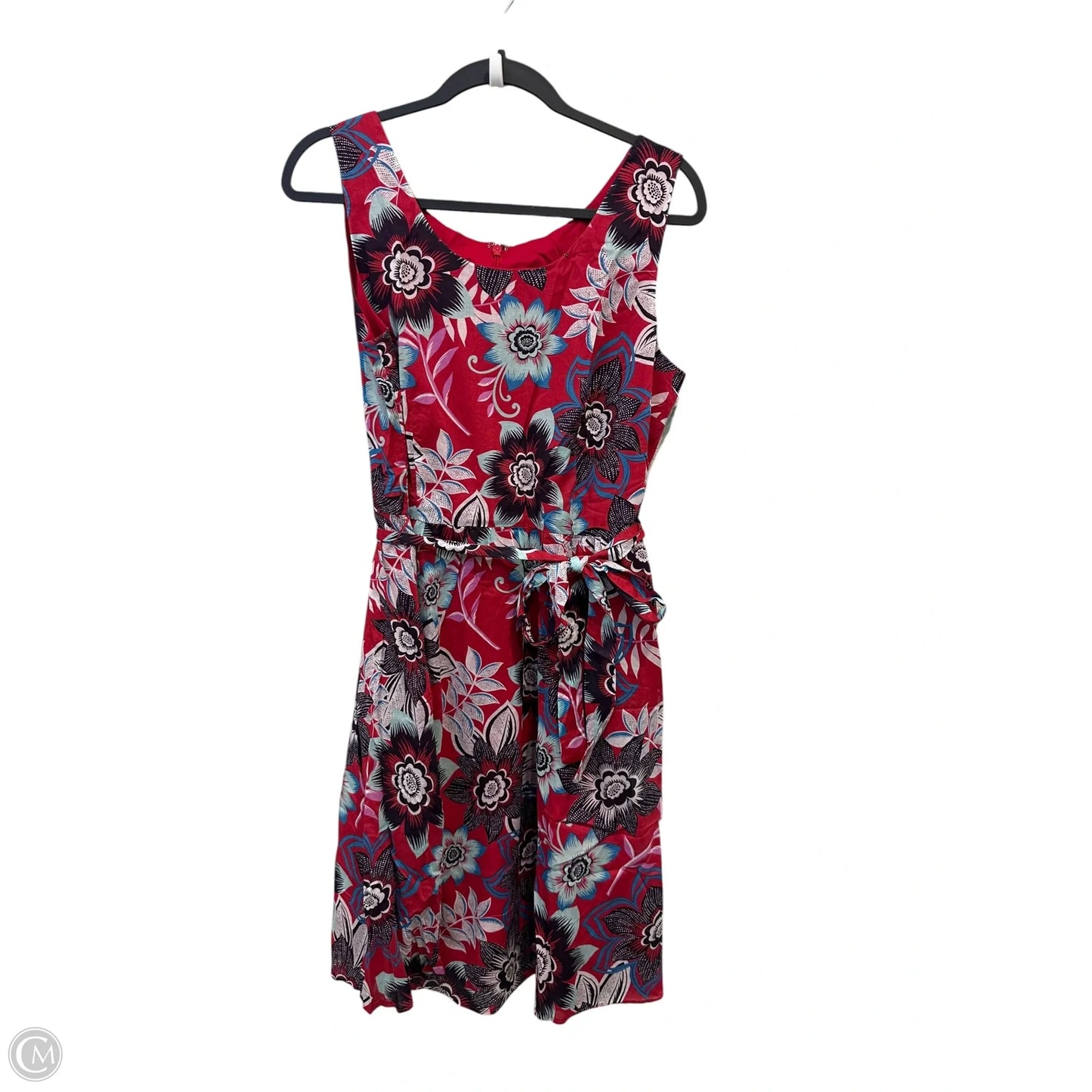 Dress Casual Midi By Talbots In Red, Size: 10