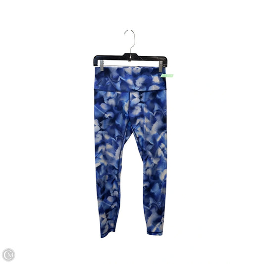 Athletic Leggings By Lululemon In Blue, Size: 8