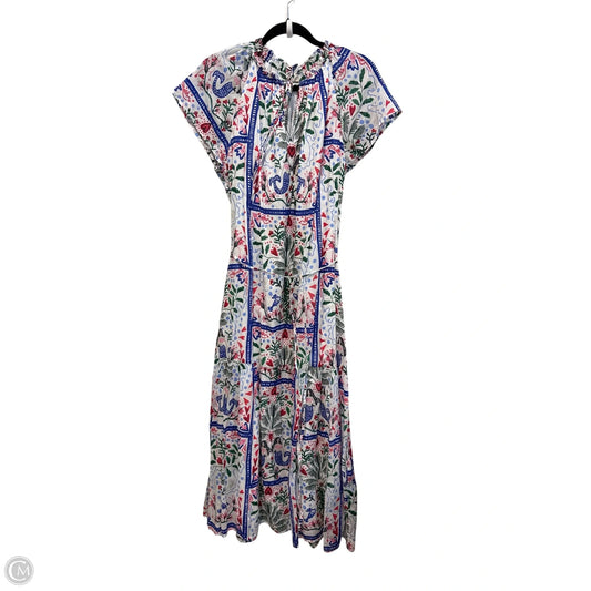 Dress Casual Maxi By Loft In Floral Print, Size: L