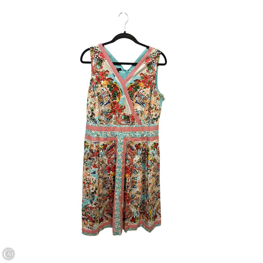 Dress Casual Midi By Talbots In Multi-colored, Size: 10