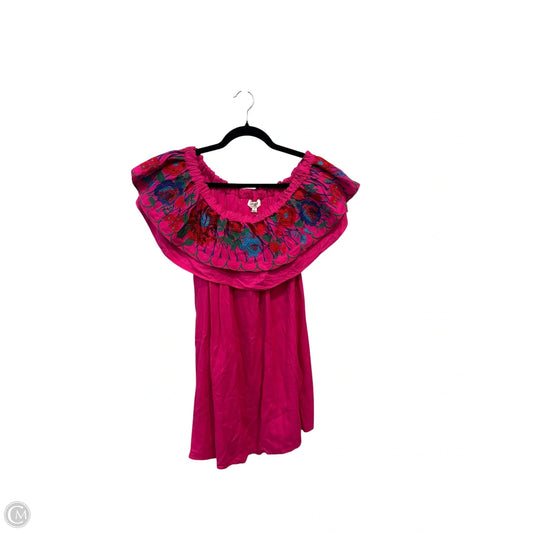 Dress Casual Short By Umgee In Pink, Size: S