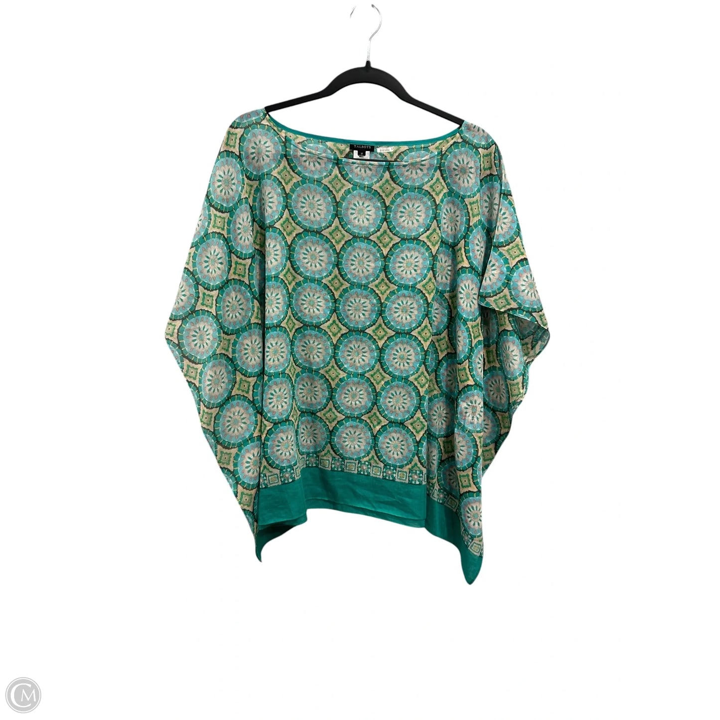 Top Short Sleeve By Talbots In Blue, Size: M