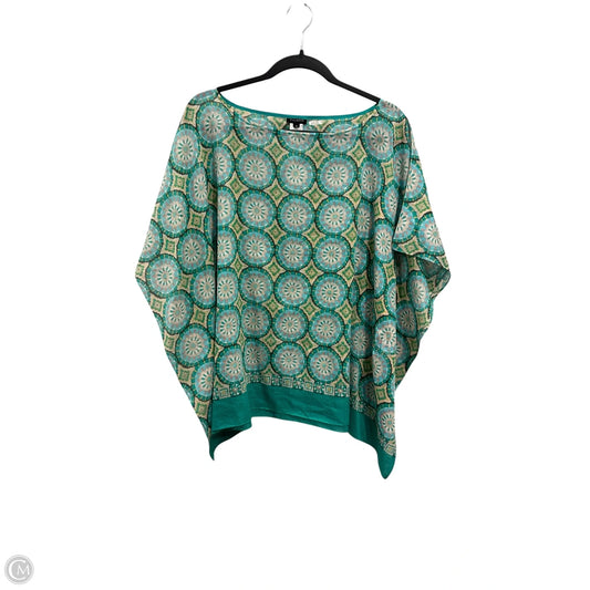 Top Short Sleeve By Talbots In Blue, Size: M