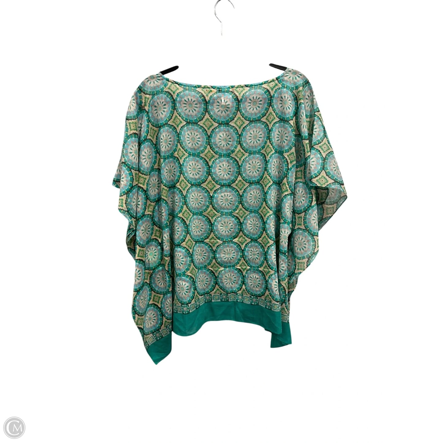 Top Short Sleeve By Talbots In Blue, Size: M