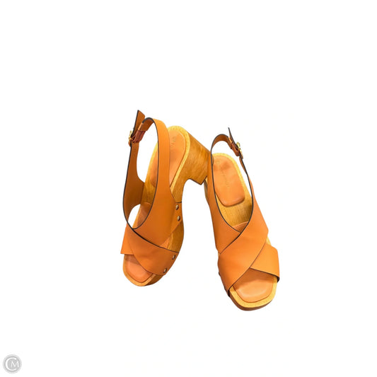Shoes Designer By Tory Burch In Brown, Size: 10
