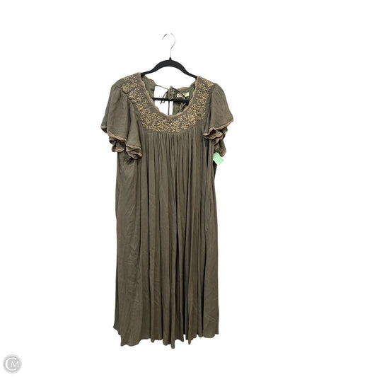 Dress Casual Midi By Easel In Green, Size: L