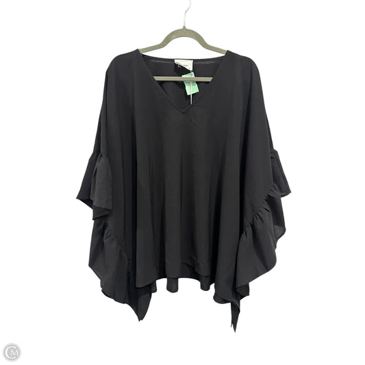 Tunic Short Sleeve By Andree By Unit In Black, Size: M