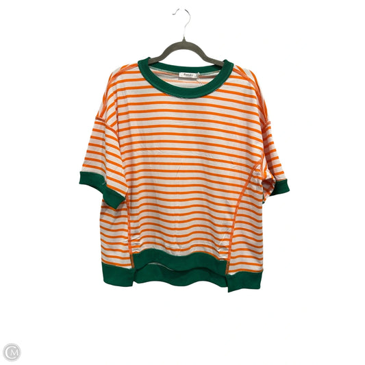 Top Short Sleeve By Clothes Mentor In Striped Pattern, Size: L