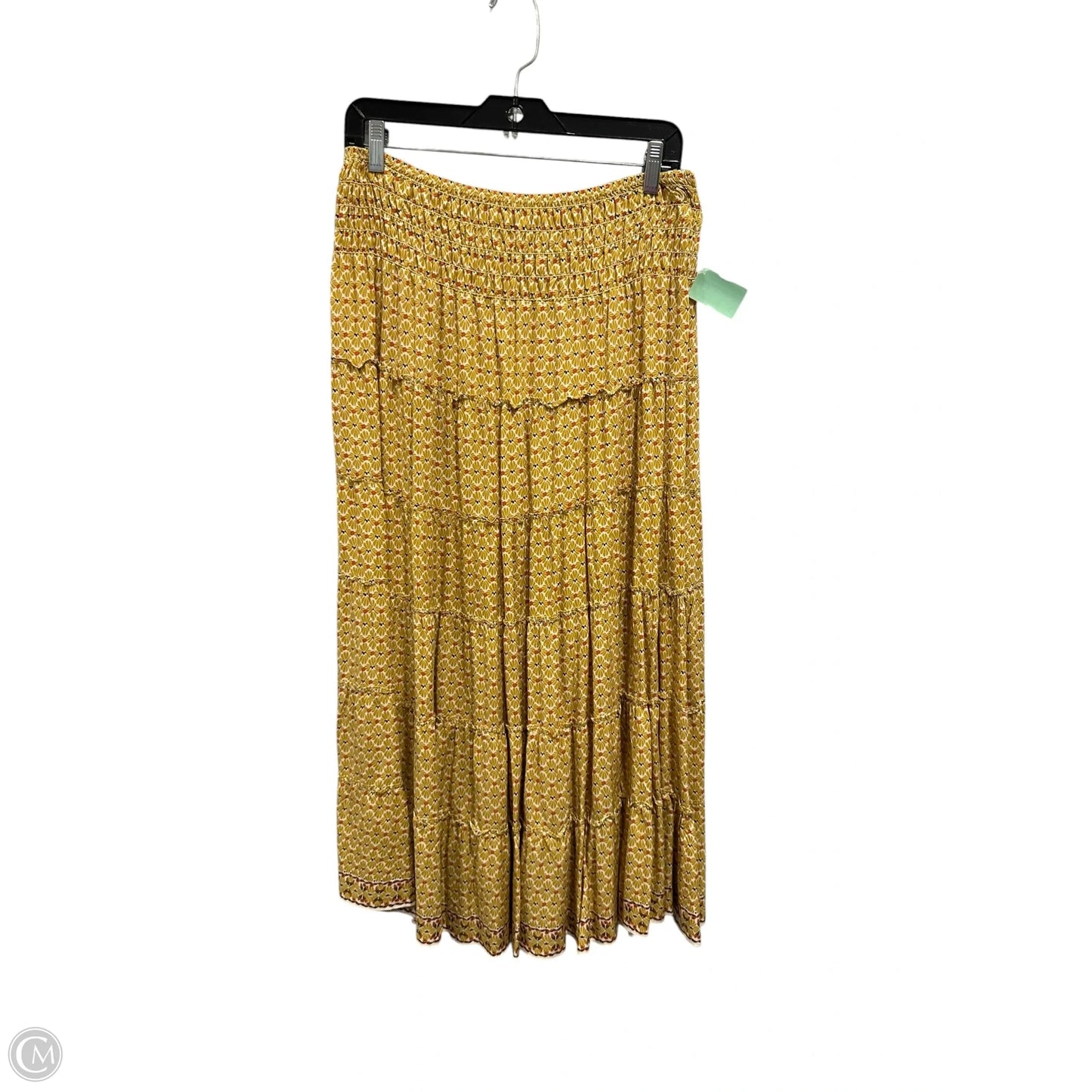 Skirt Maxi By Max Studio In Yellow, Size: L