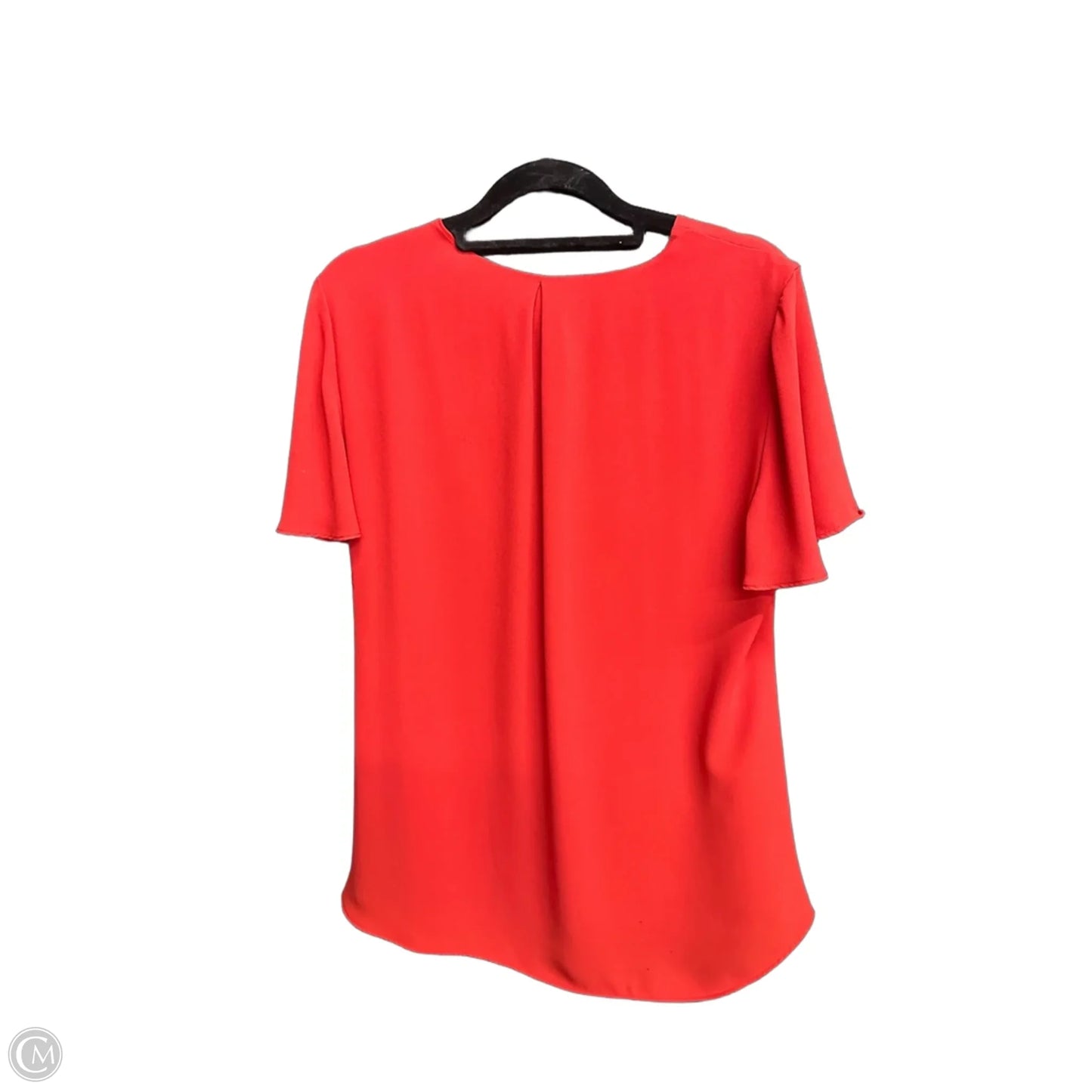 Top Short Sleeve By White House Black Market In Red, Size: S