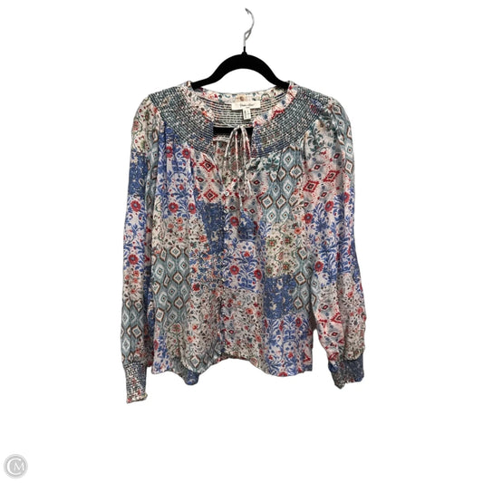 Top Long Sleeve By Clothes Mentor In Multi-colored, Size: L