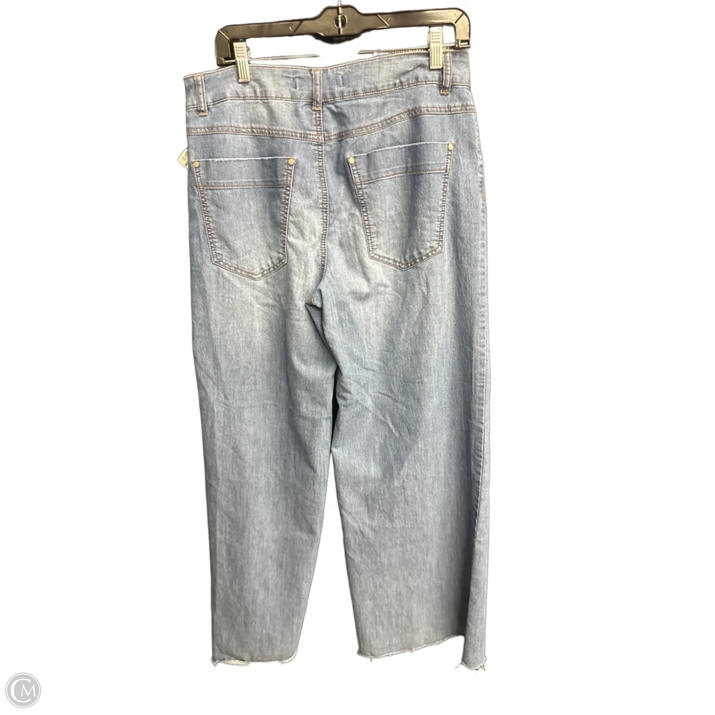 Jeans Wide Leg By Cato In Blue Denim, Size: 12