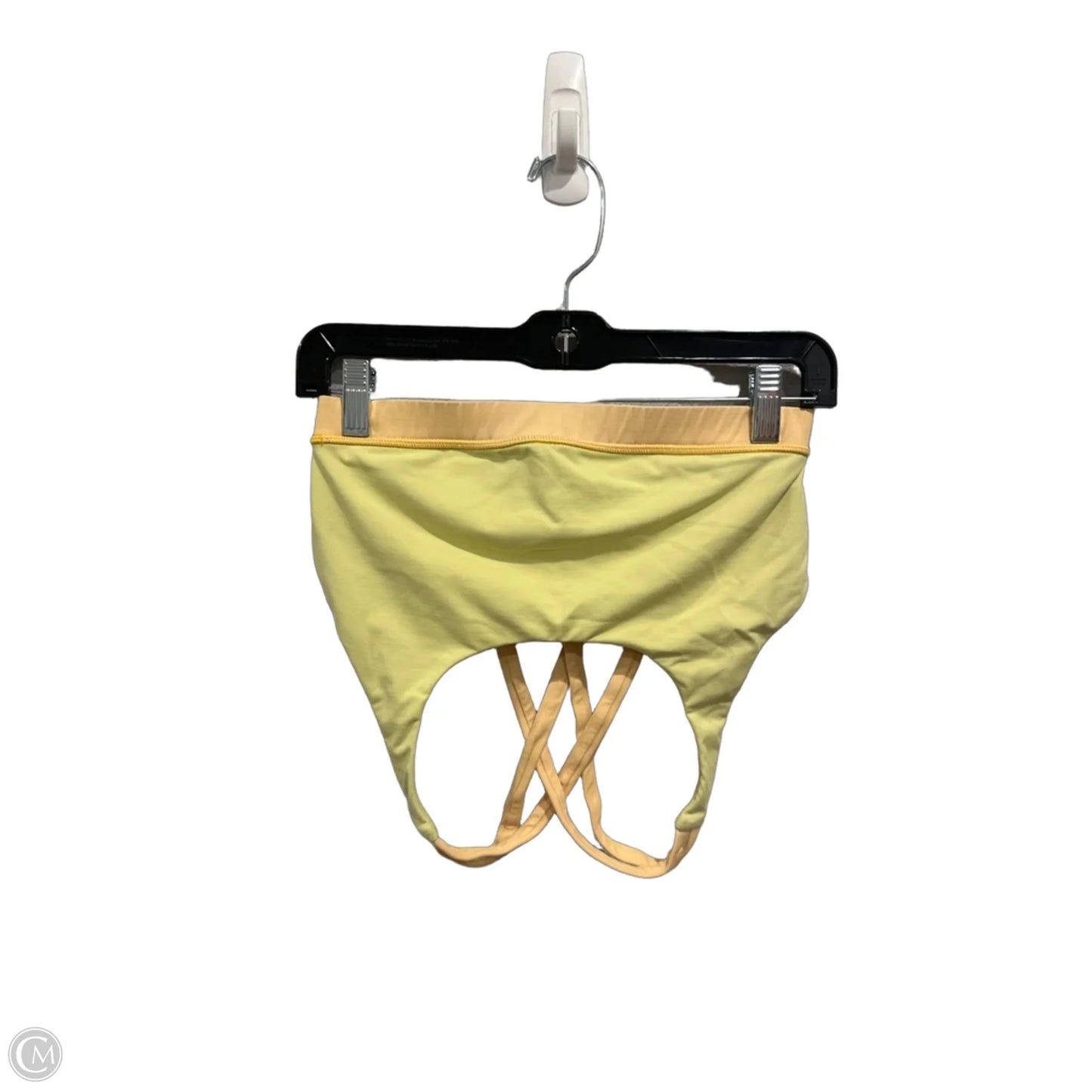 Athletic Bra By Lululemon In Yellow, Size: 8